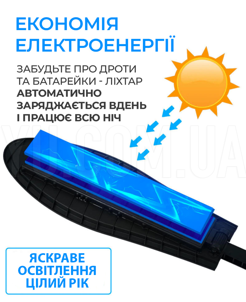 Вуличний ліхтар на сонячній батареї solar street light 180W R2 2VP COB With Remote Вуличний ліхтар на сонячній батареї solar street light 180W R2 2VP COB With Remote